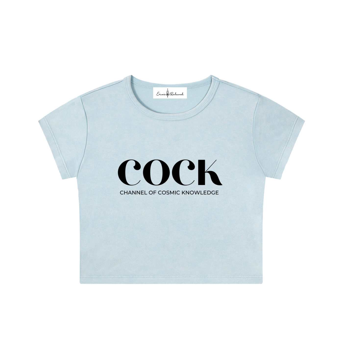 Channel Of Cosmic Knowledge - Fitted Crop Top