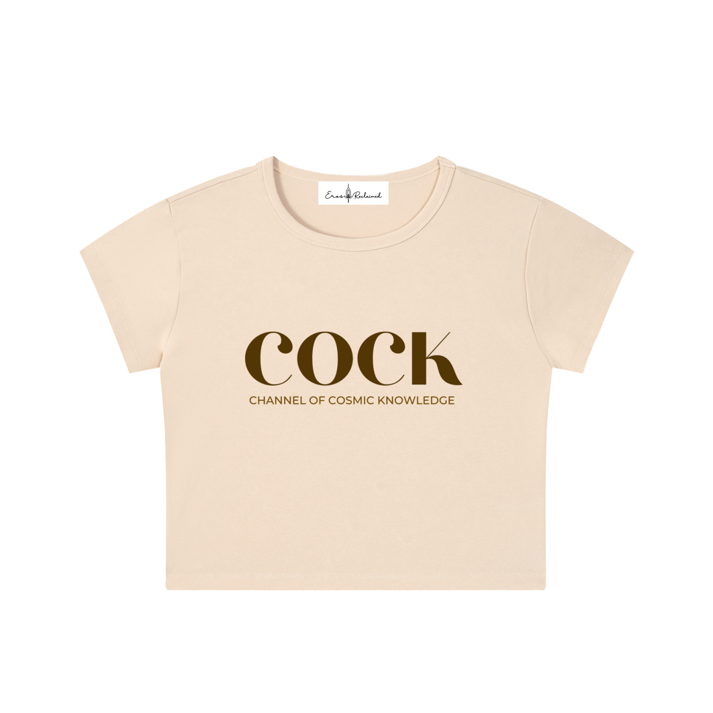 Channel Of Cosmic Knowledge - Fitted Crop Top