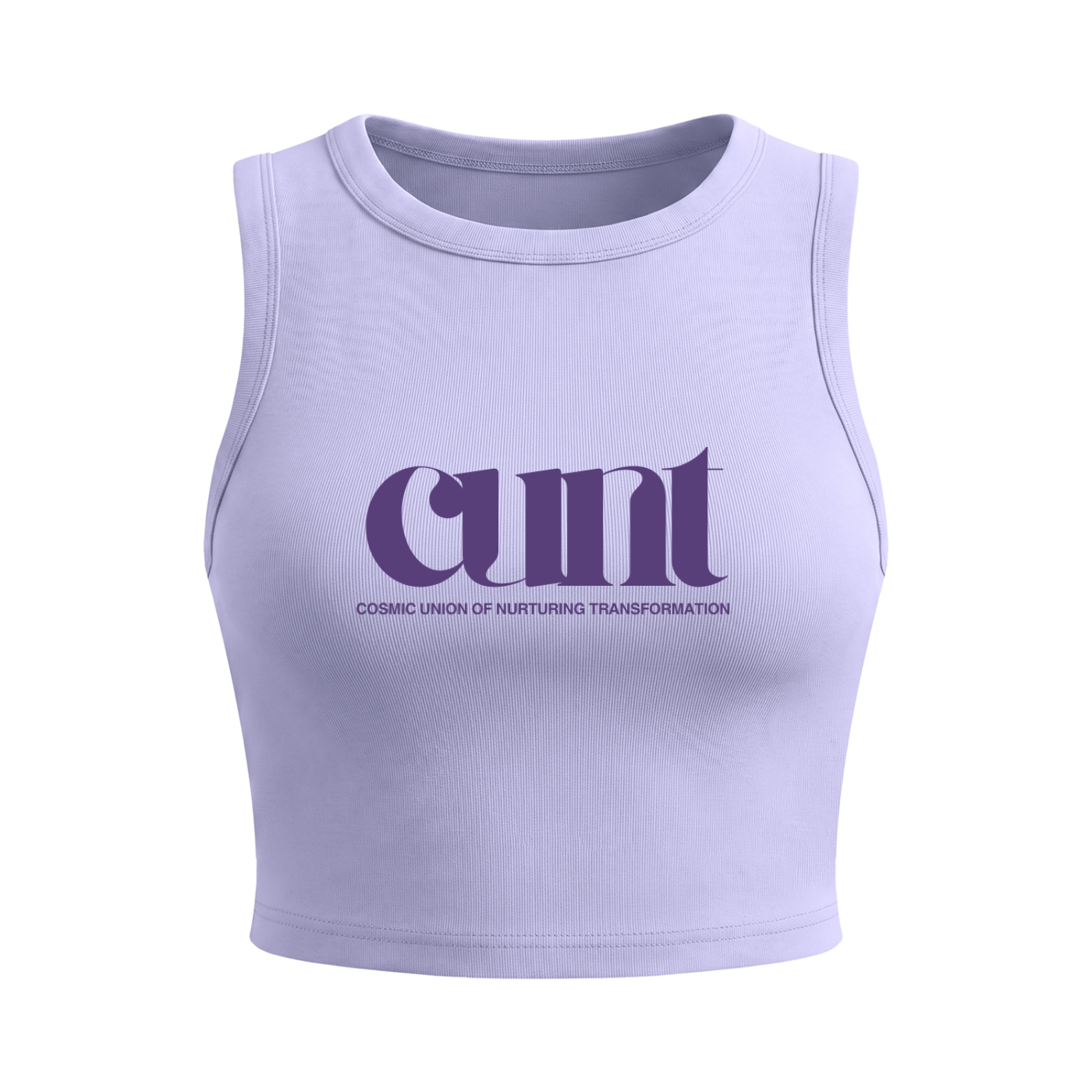 Cosmic Union of Nurturing Transformation - Cropped Tank