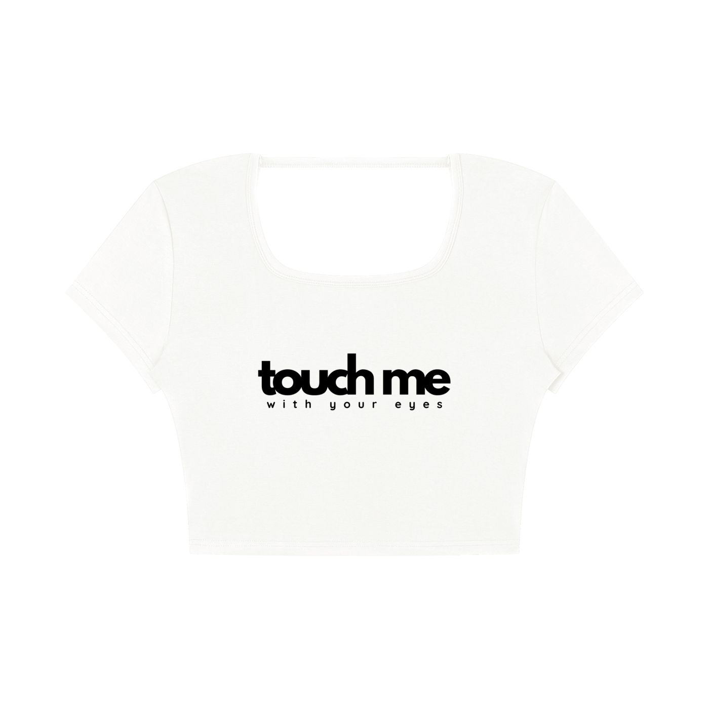 Touch Me - Cropped Open Back Top