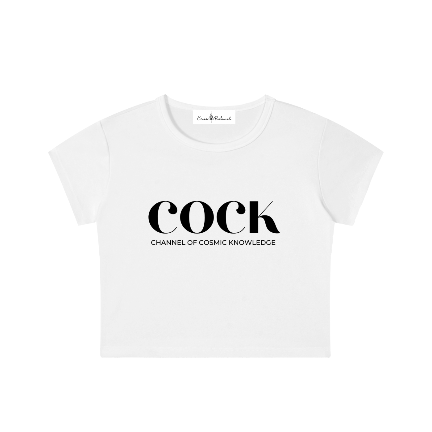 Channel Of Cosmic Knowledge - Fitted Crop Top