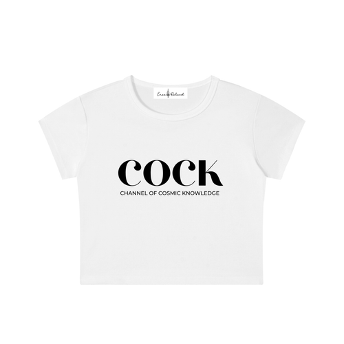 Channel Of Cosmic Knowledge - Fitted Crop Top