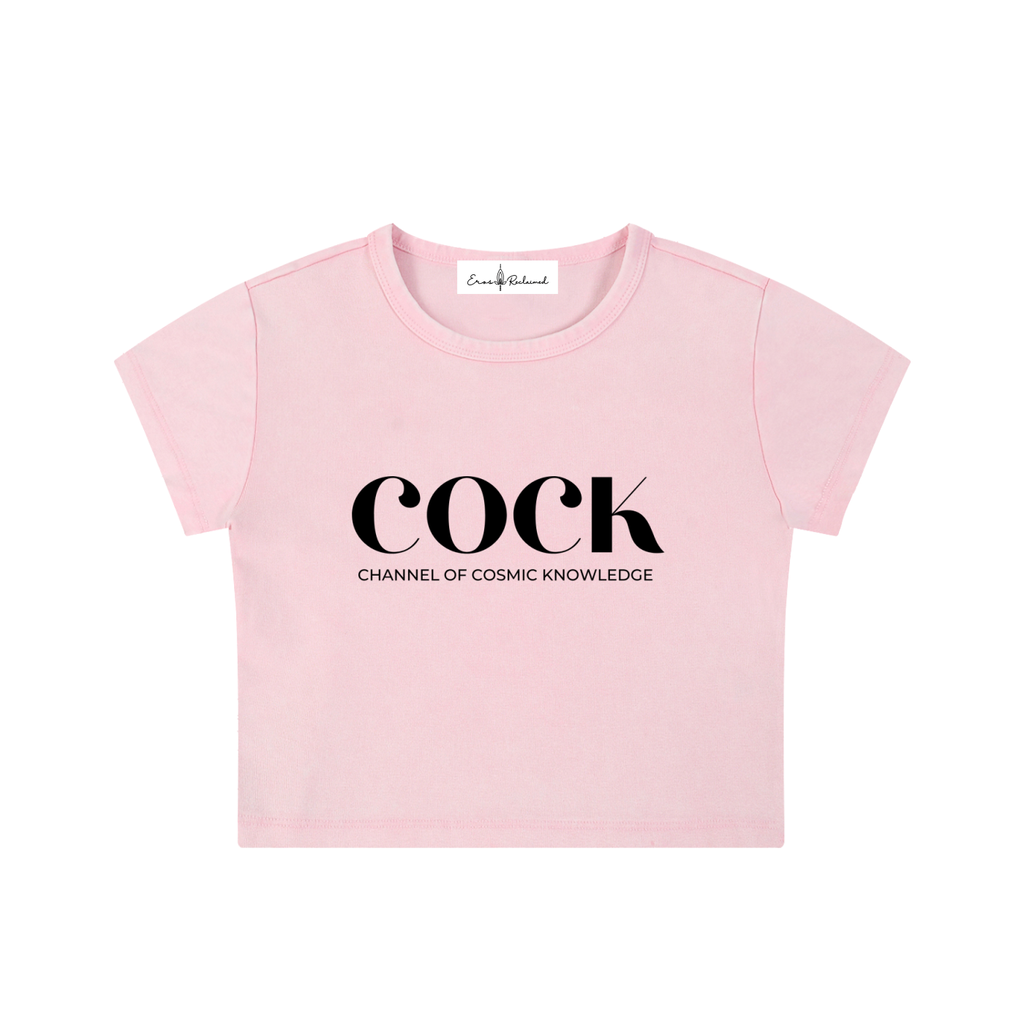 Channel Of Cosmic Knowledge - Fitted Crop Top
