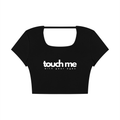 Touch Me - Cropped Open Back Top
