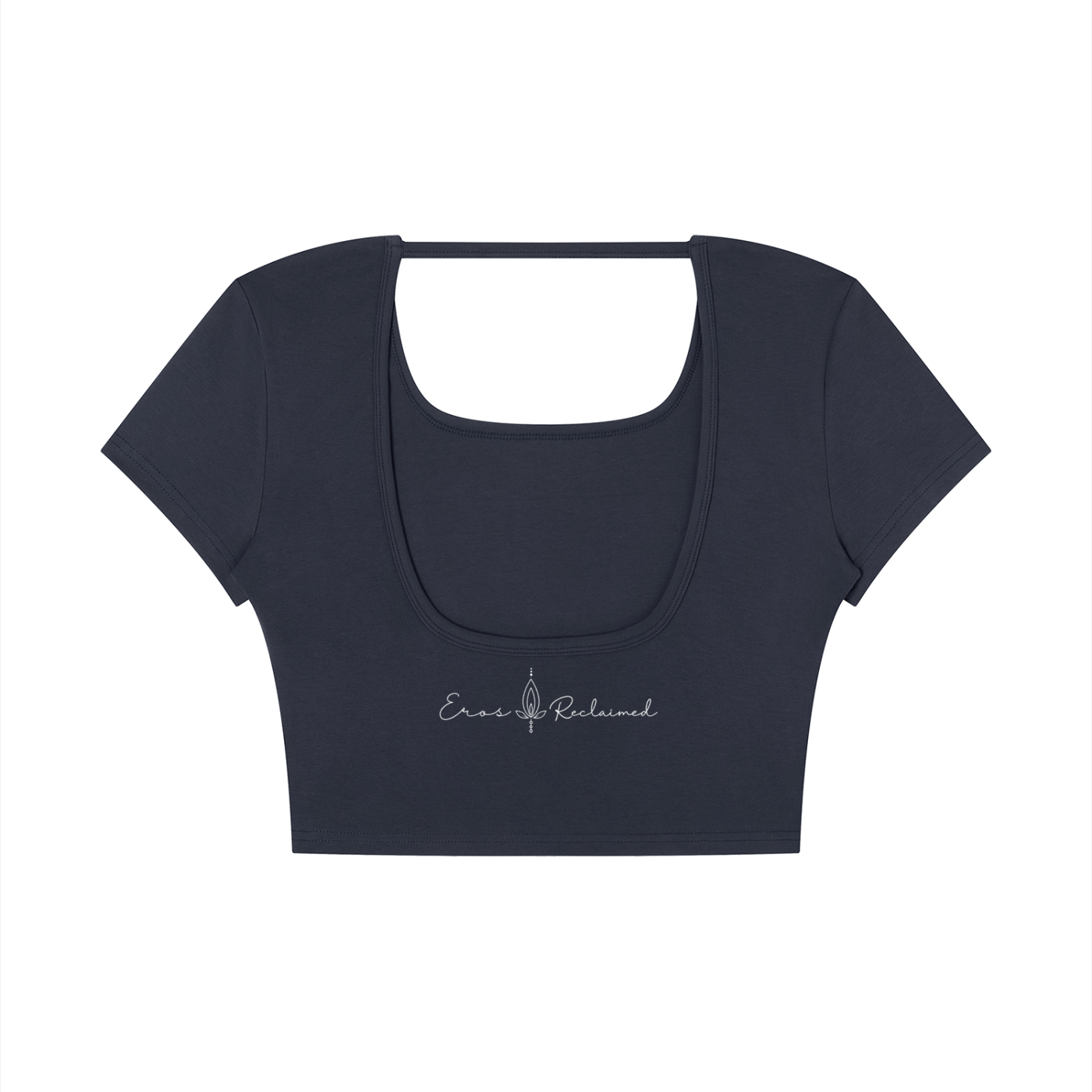 Touch Me - Cropped Open Back Top