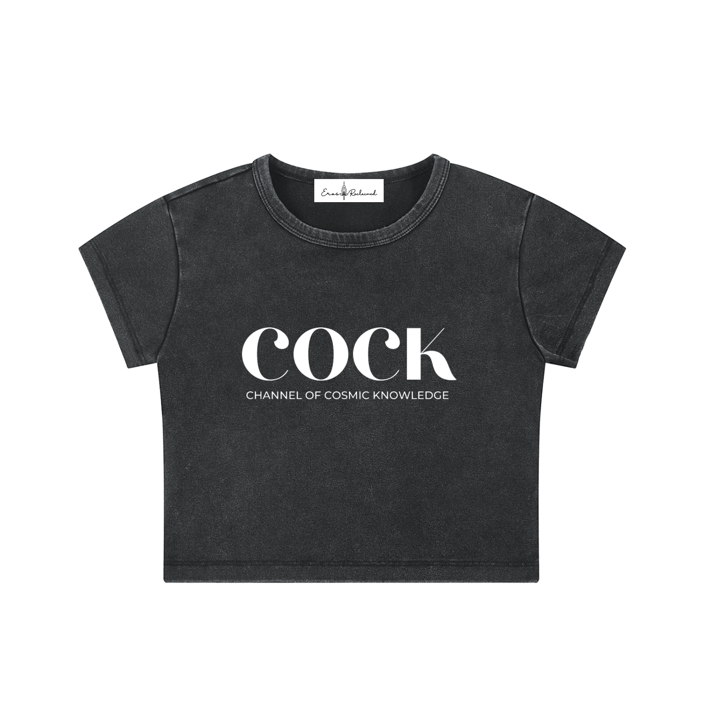Channel Of Cosmic Knowledge - Fitted Crop Top