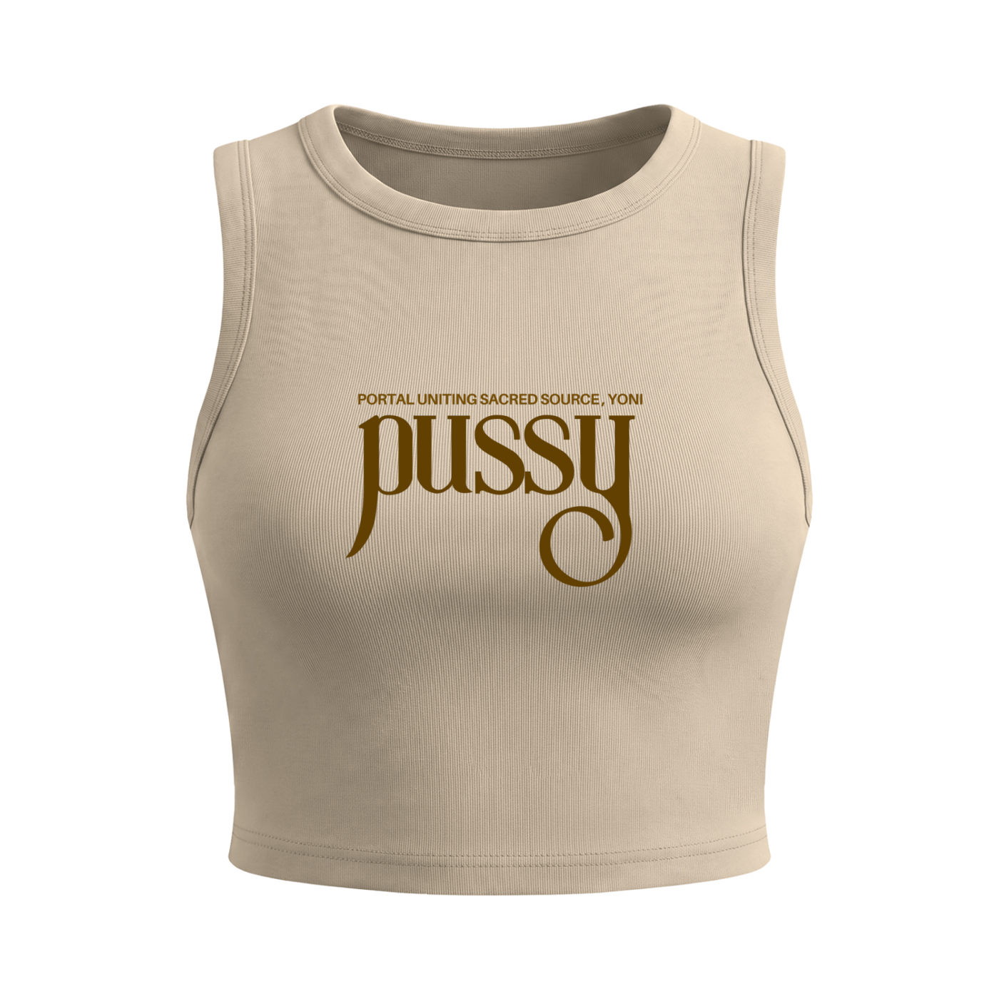 Portal Uniting Sacred Source, Yoni - Cropped Tank