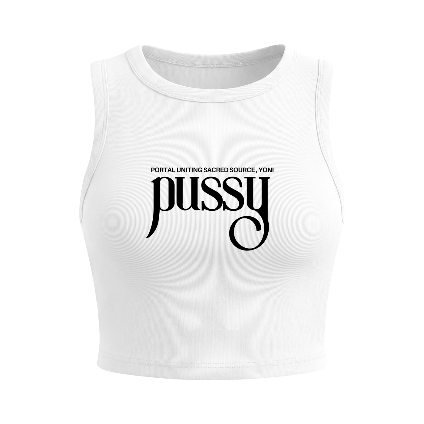 Portal Uniting Sacred Source, Yoni - Cropped Tank