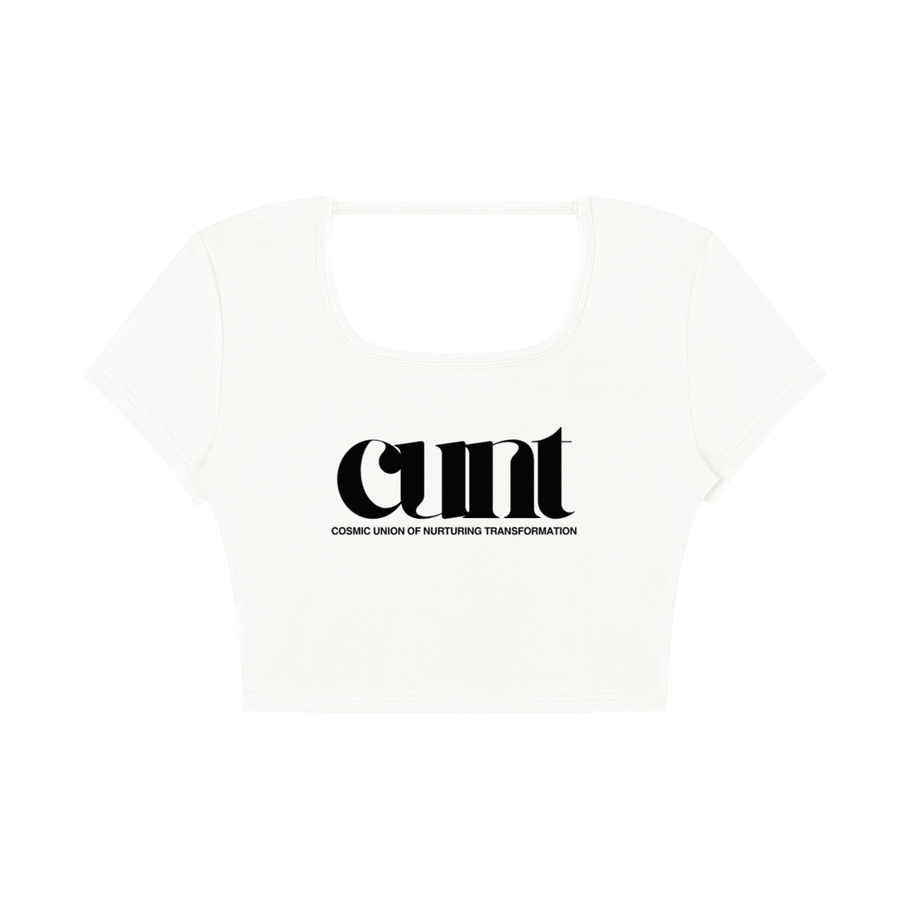 Cosmic Union of Nurturing Transformation - Cropped Open Back Top