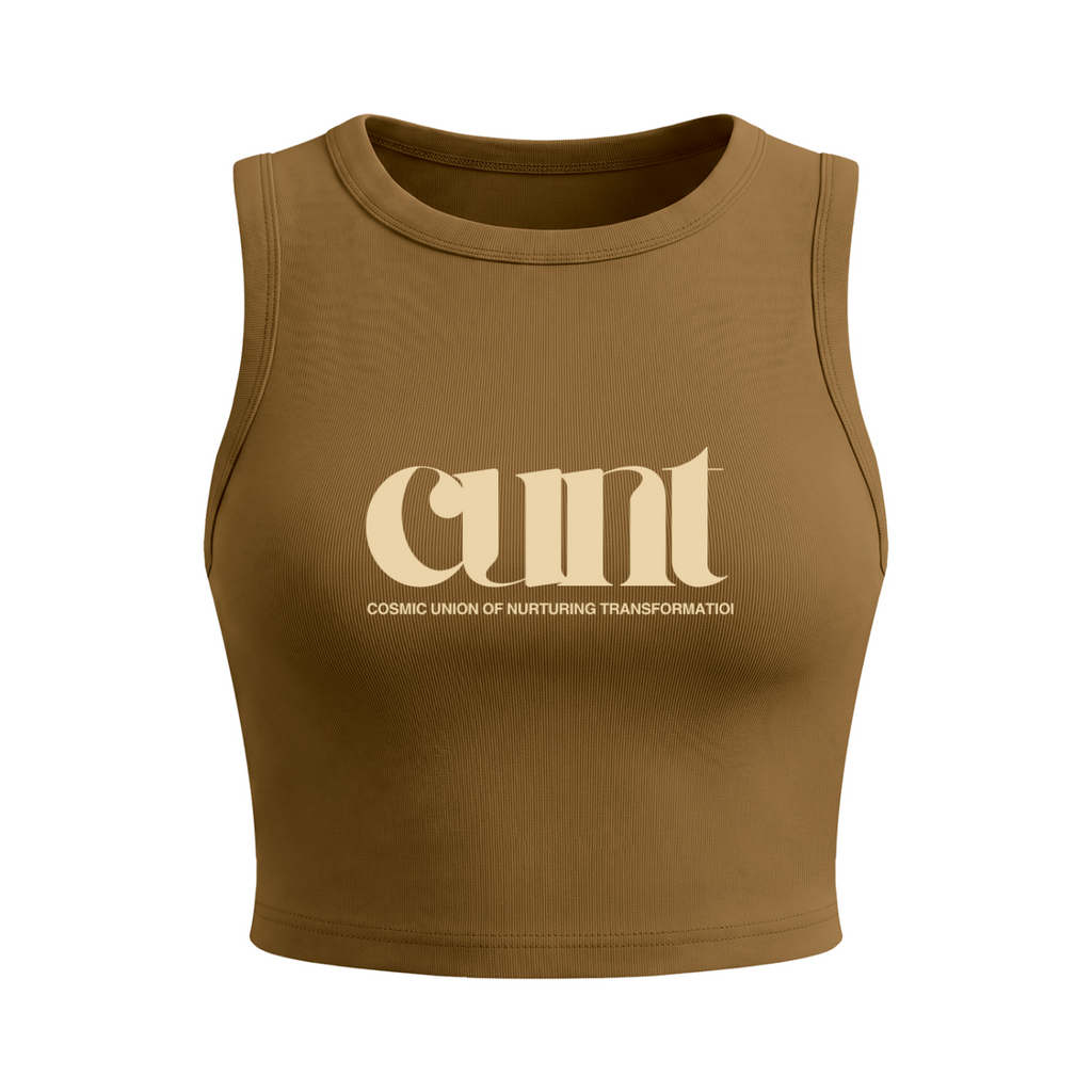 Cosmic Union of Nurturing Transformation - Cropped Tank