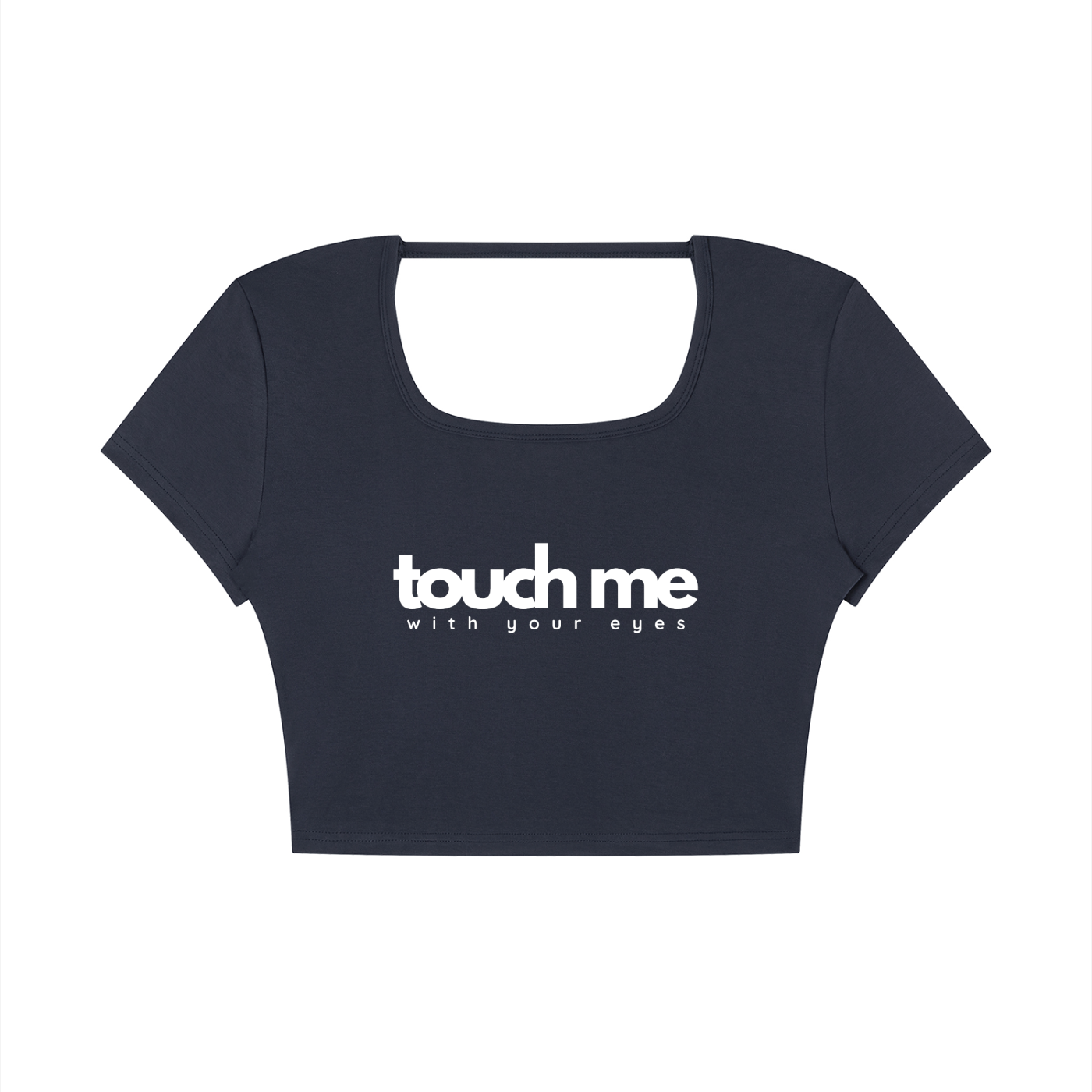 Touch Me - Cropped Open Back Top