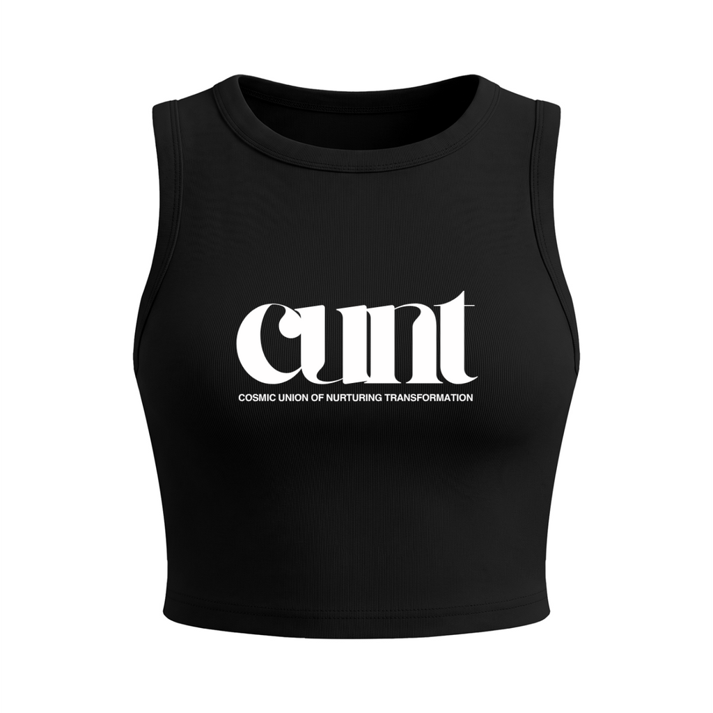 Cosmic Union of Nurturing Transformation - Cropped Tank