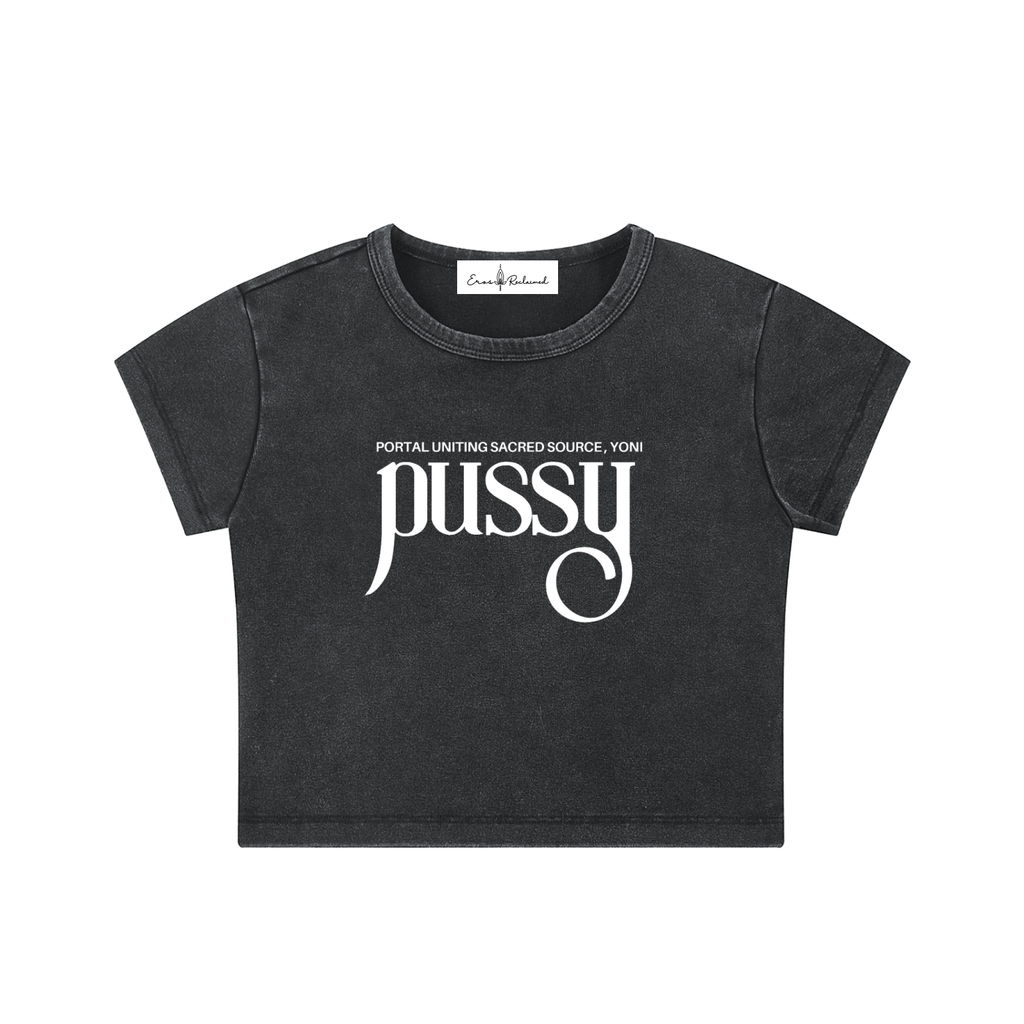 Portal Uniting Sacred Source, Yoni - Fitted Crop Top