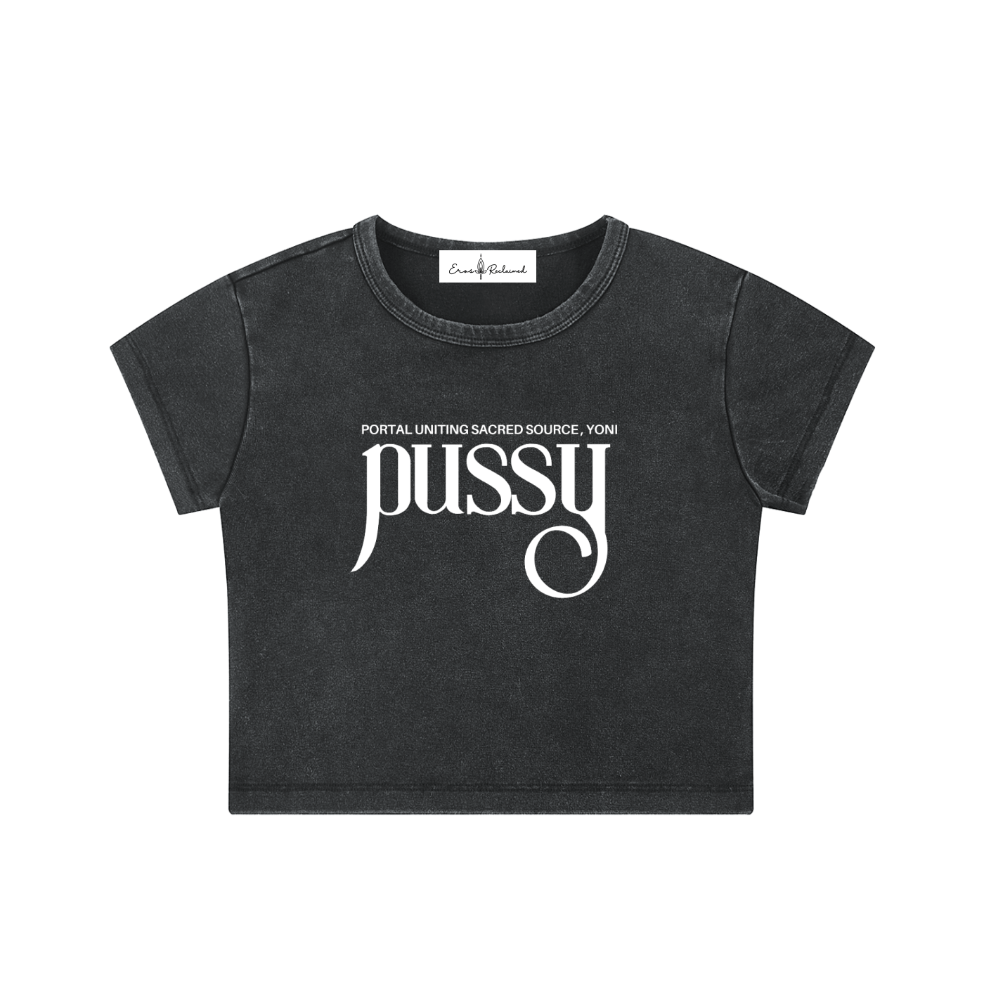 Portal Uniting Sacred Source, Yoni - Fitted Crop Top